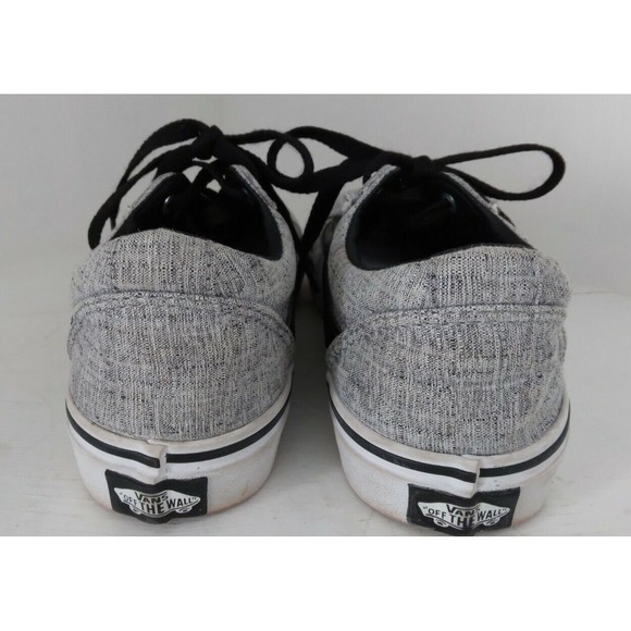 Vans OFF THE WALL Youth Size 3 Gray Black Skate Shoes 500714 Classic Sneakers - Picture 6 of 9
